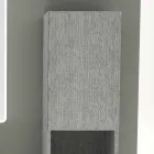 عمود حمام مع بابين بتصميم عصري من خشب أمبرا الصديق للبيئة، صنع في إيطاليا Viadurini