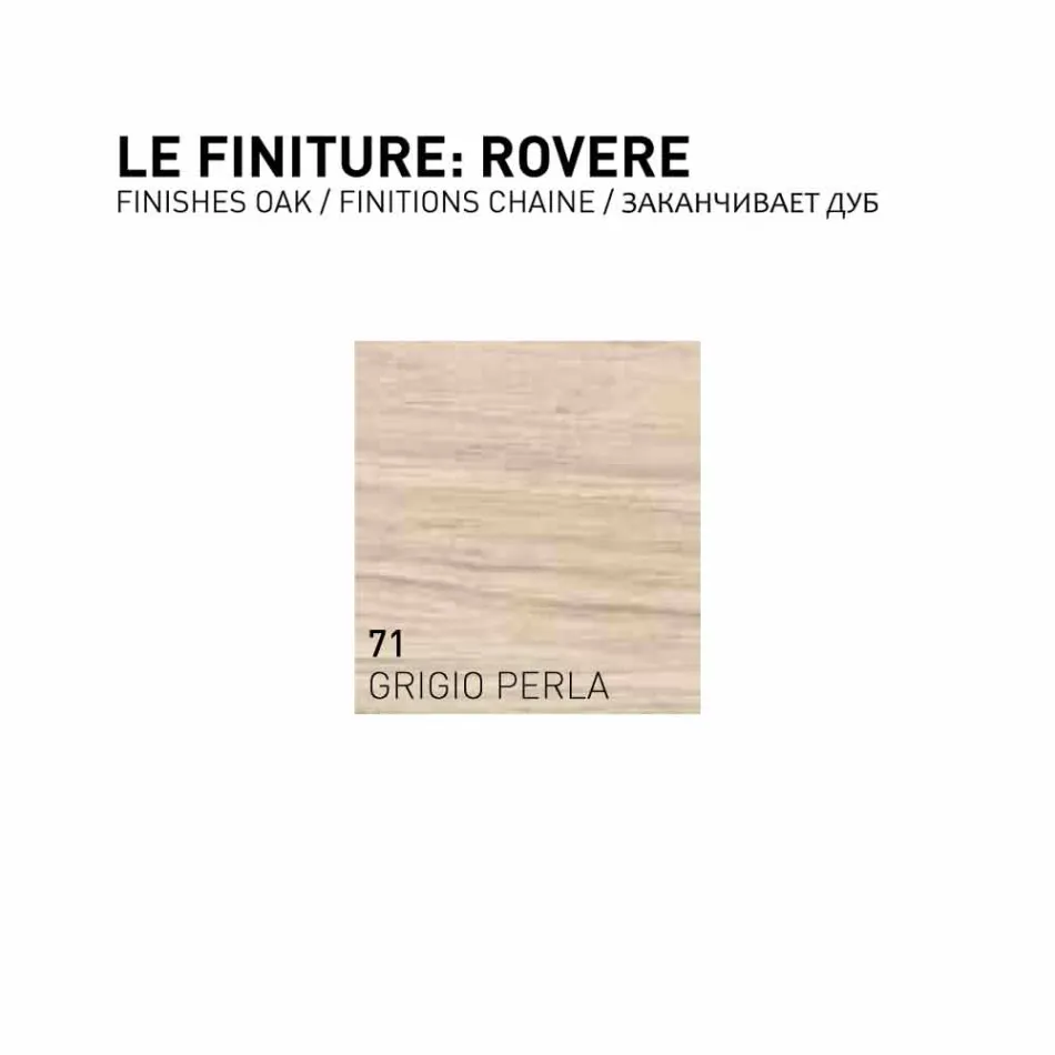 جيويا، خزانة حمام معلقة على الحائط ذات بابين من خشب البلوط، صنع في إيطاليا Viadurini