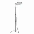 عمود دش نحاسي مع رأس دش دائري من الفولاذ، صنع في إيطاليا - كينيدي Viadurini