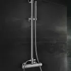 عمود دش نحاسي مع رأس دش دائري رفيع للغاية، صنع في إيطاليا - ميريو Viadurini