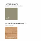 خزانة حمام خشبية أماندا مع بابين، تصميم عصري، صنع في إيطاليا Viadurini