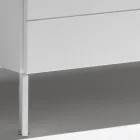 خزانة أدراج بثلاثة أدراج مصنوعة من الخشب المضغوط المطلي - جيميللي Viadurini