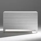 خزانة أدراج بثلاثة أدراج مصنوعة من الخشب المضغوط المطلي - جيميللي Viadurini