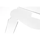 طاولة سرير حرفية بتصميم كلاسيكي من زجاج شبكي شفاف - سالينو Viadurini