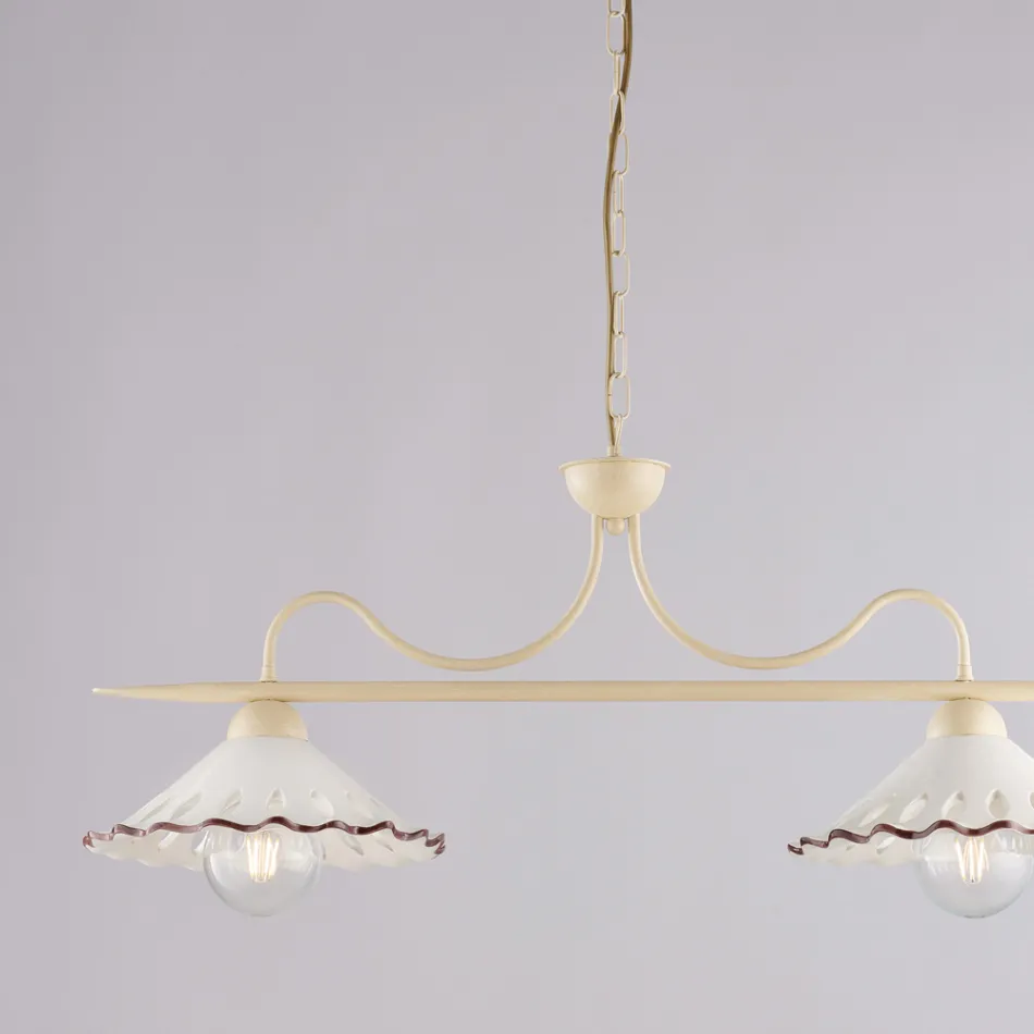 تصميم مضيء مكمل من الزجاج والمعدن، صنع في إيطاليا بإطلالة مميزة - ميرا Viadurini