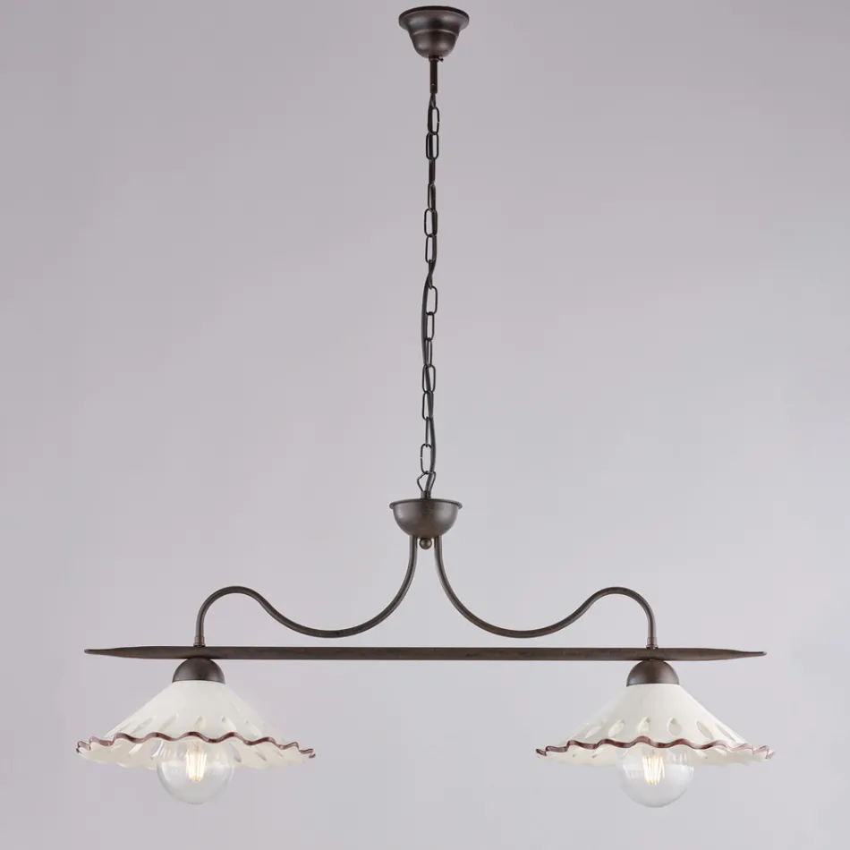 تصميم مضيء مكمل من الزجاج والمعدن، صنع في إيطاليا بإطلالة مميزة - ميرا Viadurini