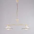 تصميم مضيء مكمل من الزجاج والمعدن، صنع في إيطاليا بإطلالة مميزة - ميرا Viadurini