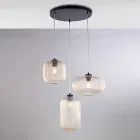 إكسسوار أنيق بتصميم عصري مصنوع من الزجاج والمعدن، صنع في إيطاليا - توكانا Viadurini