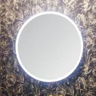 مجموعة أثاث الحمامات المعلقة من كومبوزيت 5، مصنوعة من الخشب والكريستال في إيطاليا - رينجا Viadurini