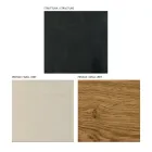 تركيبة جدارية من ألواح MDF وألواح خشب البلوط، صنع في إيطاليا - ماريت Viadurini