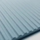 طقم حمام من خشب البلوط باللون الأزرق تيفاني مع مرآة، صنع في إيطاليا - إرميس Viadurini