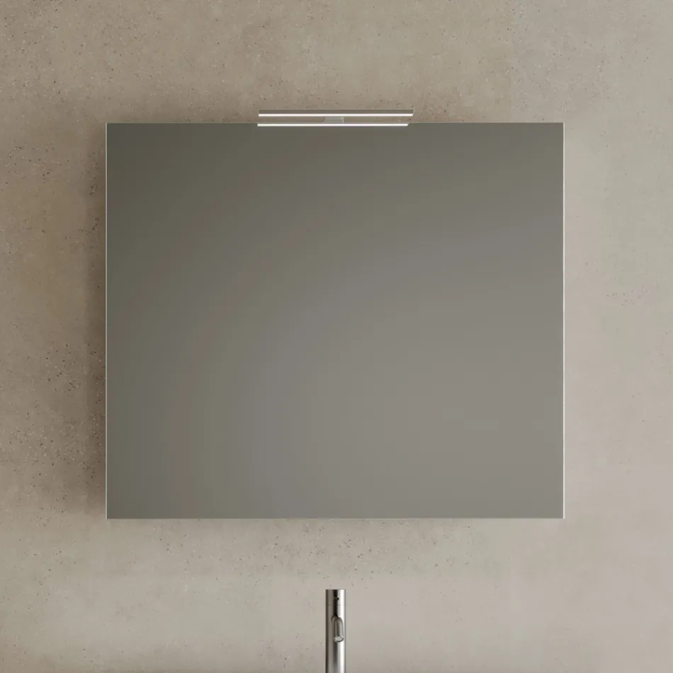 مجموعة حمام تتضمن قاعدة مع درجين وباب من خشب البلوط - تيتان Viadurini