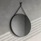 مجموعة حمام متكاملة تشمل قاعدة بعجلات، وحوض غسيل، ومرآة - تيتان Viadurini