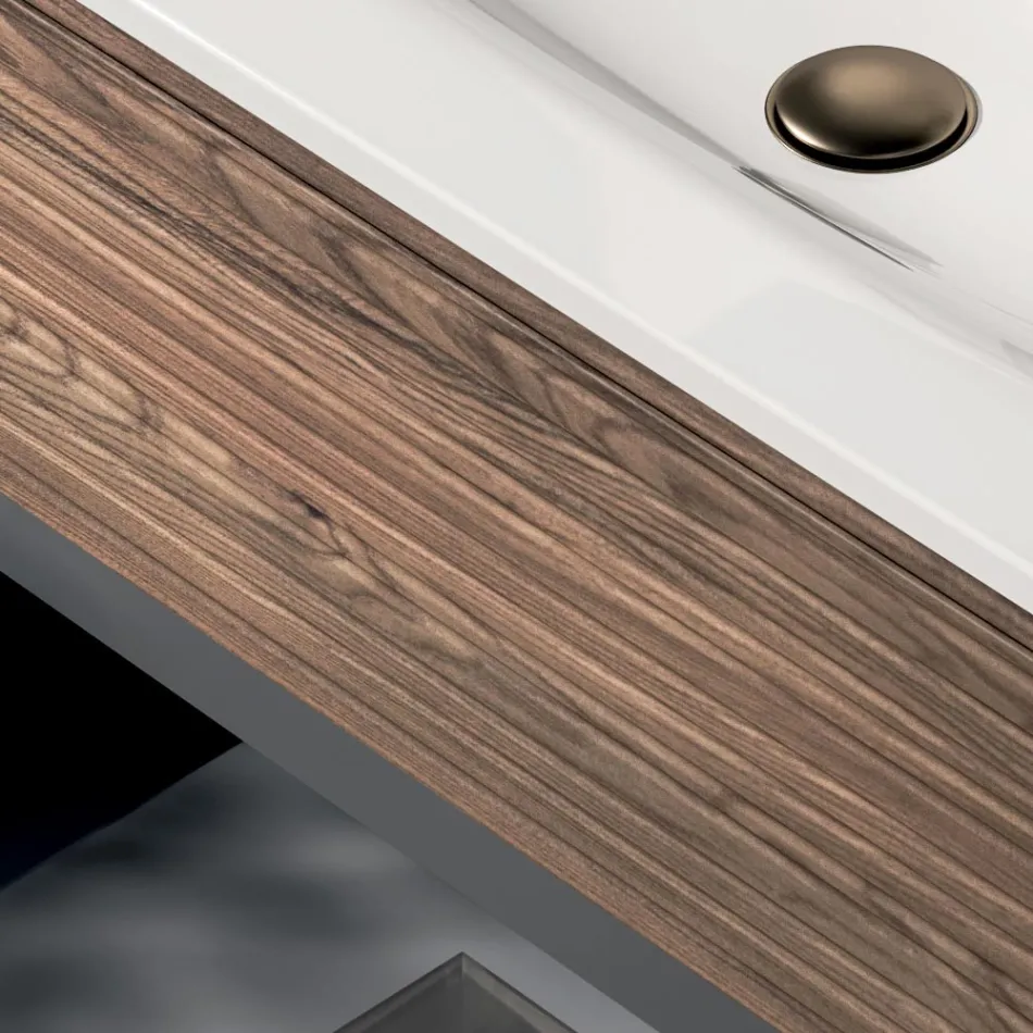 مجموعة حمام مكونة من درجتين، وحجرتين مفتوحتين، وحوض غسيل - إليوس Viadurini