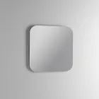 مجموعة حمام تتضمن درجين من خشب البلوط، وحوض سيراميك، ومرآة - تيتان Viadurini