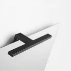 مجموعة حمام مكونة من درجتين، حوض زجاجي رمادي ومرآة - إليوس Viadurini