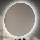 مجموعة حمام تتضمن درجين ومرآة وحوضًا من الراتنج الأبيض - ماغنوليا Viadurini