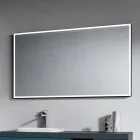 مجموعة حمام تضم 4 أدراج زرقاء من نوع Avio ومرآة وحوض غسيل - فيلاريا Viadurini