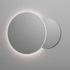 مجموعة حمام بأربعة أدراج من خشب البلوط ريو، ومرآة، وحوض غسيل - فيلاريا Viadurini