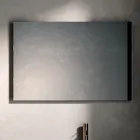 مجموعة حمام بأربعة أدراج، وخزانة مفتوحة، وحوض غسيل، ومرآة - فيلاريا Viadurini