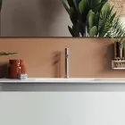 طقم حمام متكامل مع قاعدة معلقة ومرآة وحوض غسيل، صنع في إيطاليا - دريم Viadurini