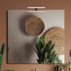 طقم حمام متكامل مع قاعدة معلقة ومرآة وحوض غسيل، صنع في إيطاليا - دريم Viadurini