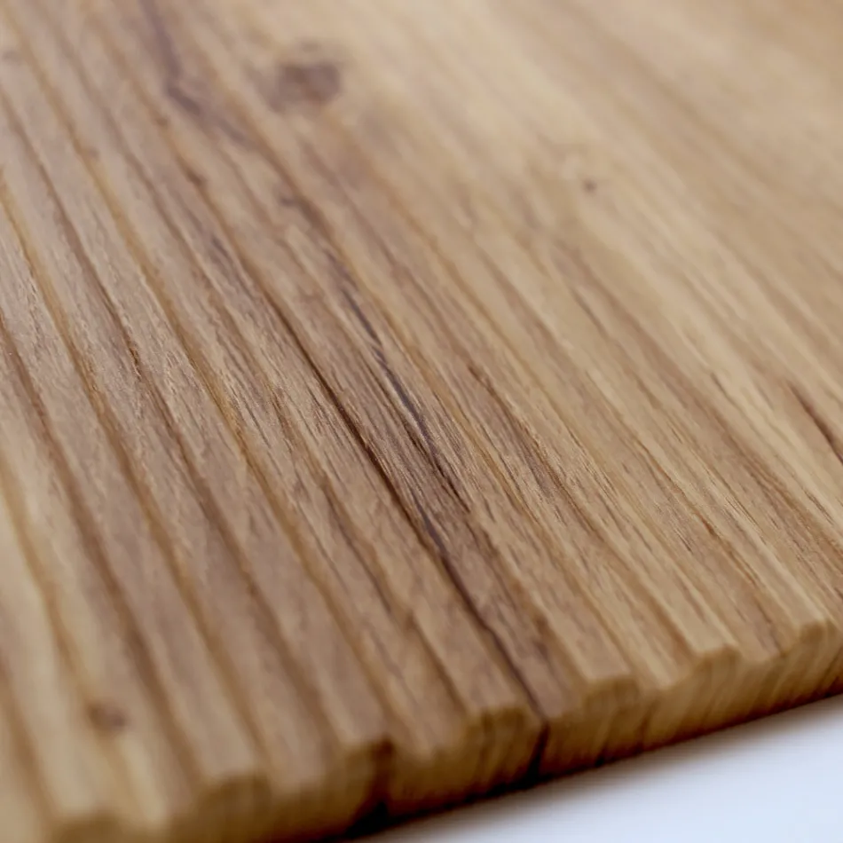 مجموعة حمام باللون الأخضر المريمي وخشب البلوط الكانيتاتو، صنع في إيطاليا - أورانوس Viadurini