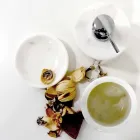 مجموعة من 3 إكسسوارات حمام من الرخام المصقول، صنع في إيطاليا - تريفيو Viadurini