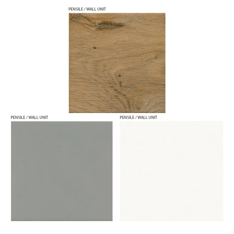 تشكيلة أثاث غرفة المعيشة وحامل التلفزيون من خشب MDF صنع في إيطاليا - هيدا Viadurini