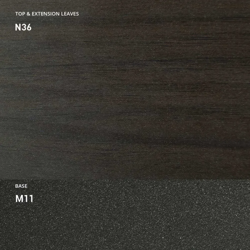 وحدة تحكم قابلة للتمديد بطول 150 سم مصنوعة من المعدن والميلامين في إيطاليا - قابلة للطي Viadurini