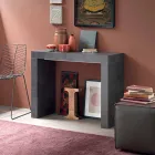 وحدة تحكم قابلة للتمديد حتى 290 سم مع سطح خشبي صنع في إيطاليا - سيريجنو Viadurini