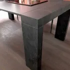 وحدة تحكم قابلة للتمديد حتى 290 سم مع سطح خشبي صنع في إيطاليا - سيريجنو Viadurini