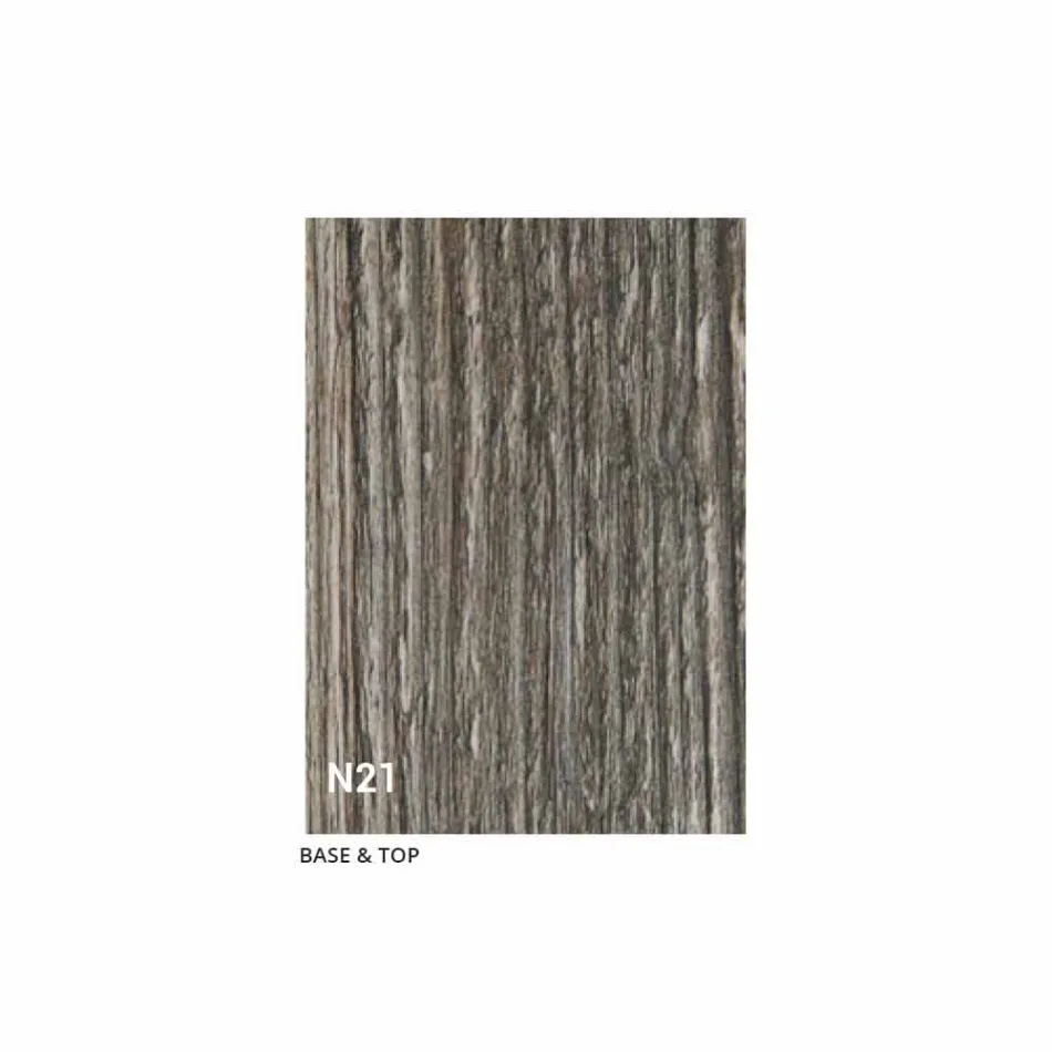 وحدة تحكم قابلة للتمديد حتى 290 سم مع سطح خشبي صنع في إيطاليا - سيريجنو Viadurini