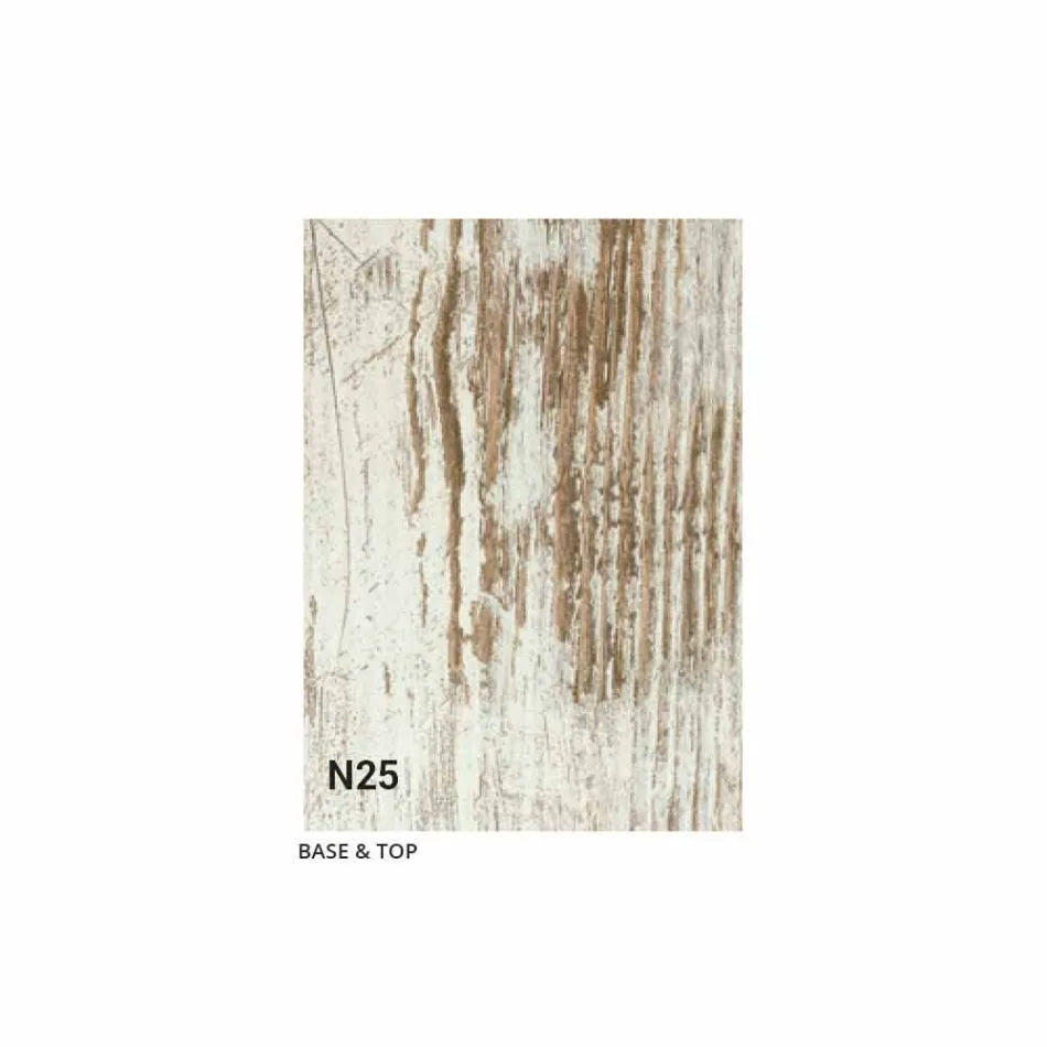 وحدة تحكم قابلة للتمديد حتى 290 سم مع سطح خشبي صنع في إيطاليا - سيريجنو Viadurini