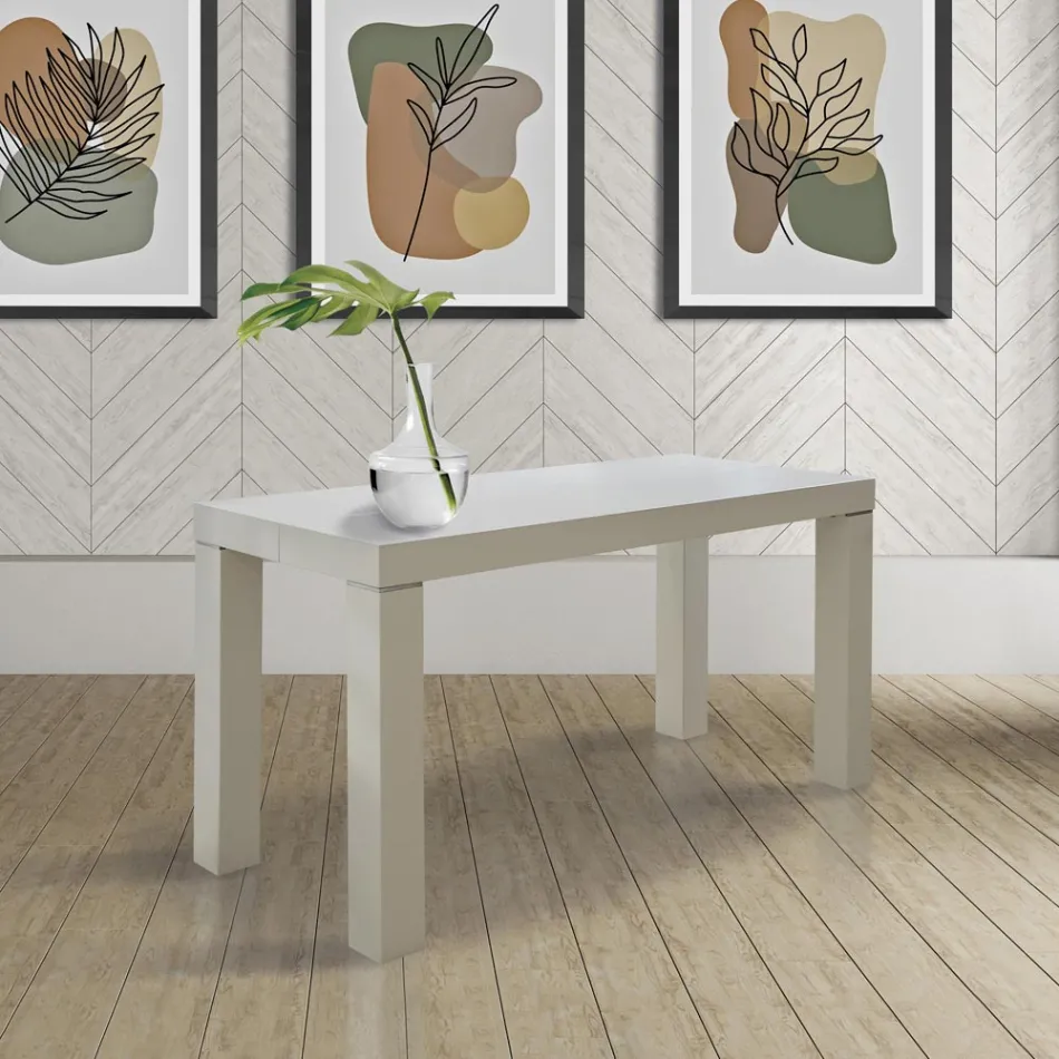 وحدة تحكم قابلة للتمديد من خشب الدردار مع ملحقات مصنوعة في إيطاليا - غاندالف Viadurini