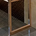 وحدة تحكم حمام عتيقة مقاس 135 سم مع وعاء مزدوج من السيراميك مع أقدام - نوسيكا Viadurini