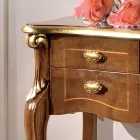 وحدة تحكم خشبية كلاسيكية بثلاثة أو خمسة أدراج فاخرة مصنوعة في إيطاليا - لندن Viadurini