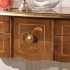 وحدة تحكم خشبية كلاسيكية بثلاثة أو خمسة أدراج فاخرة مصنوعة في إيطاليا - لندن Viadurini