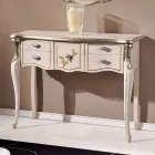 وحدة تحكم خشبية كلاسيكية بثلاثة أو خمسة أدراج فاخرة مصنوعة في إيطاليا - لندن Viadurini