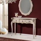 وحدة تحكم خشبية كلاسيكية بثلاثة أو خمسة أدراج فاخرة مصنوعة في إيطاليا - لندن Viadurini