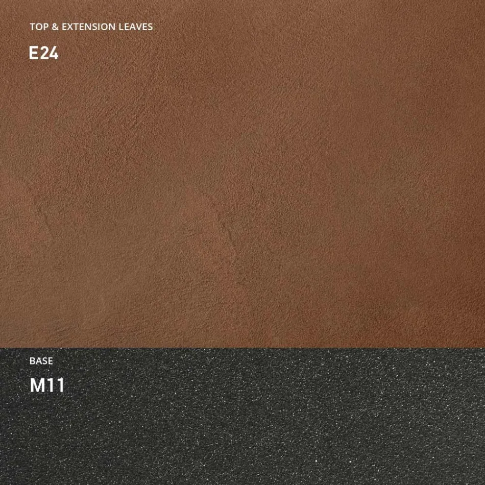 وحدة تحكم مع سطح بتأثير الملاط وقاعدة معدنية صنع في إيطاليا - Timedio Viadurini