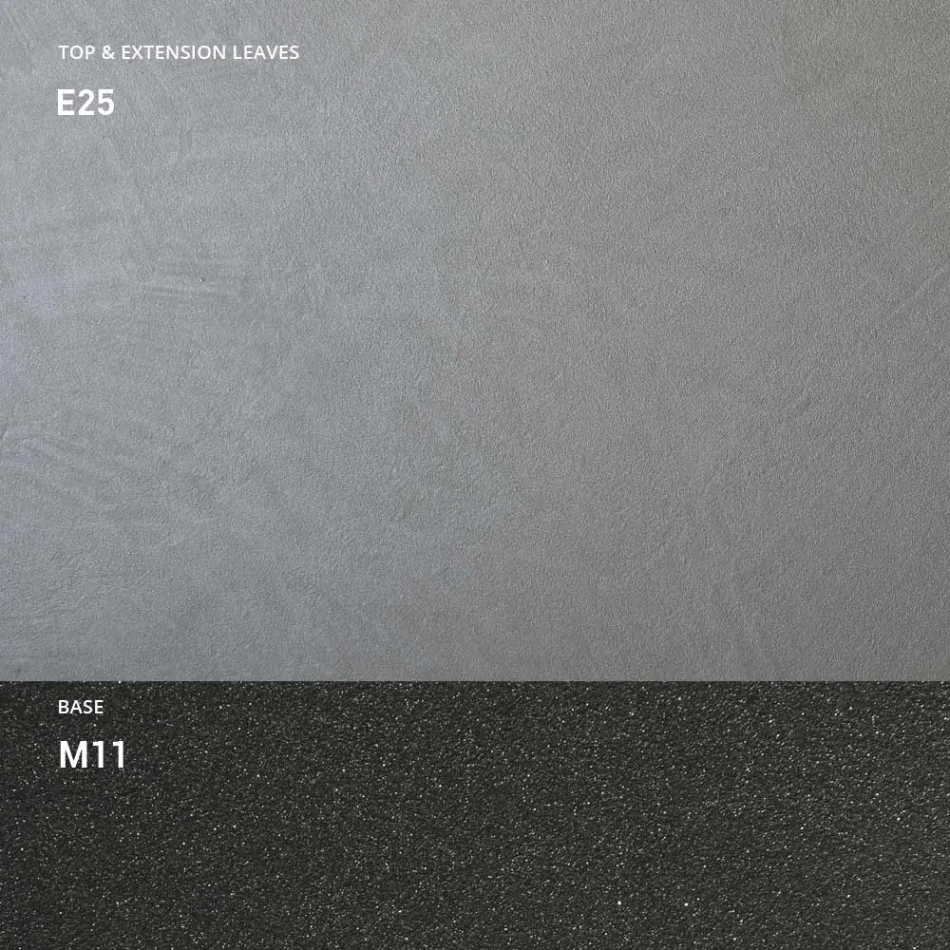 وحدة تحكم مع سطح بتأثير الملاط وقاعدة معدنية صنع في إيطاليا - Timedio Viadurini