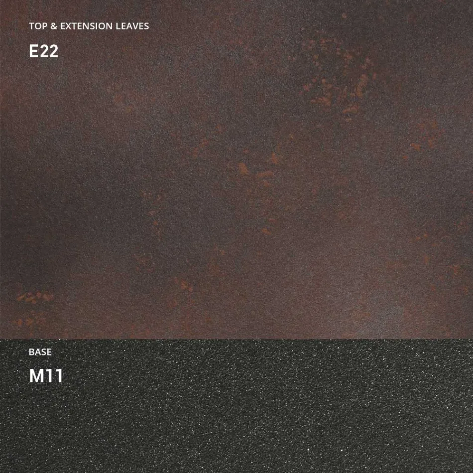 وحدة تحكم مع سطح بتأثير الملاط وقاعدة معدنية صنع في إيطاليا - Timedio Viadurini