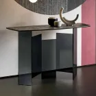 وحدة تحكم بتصميم إيطالي من السيراميك والزجاج - عشوائي Viadurini