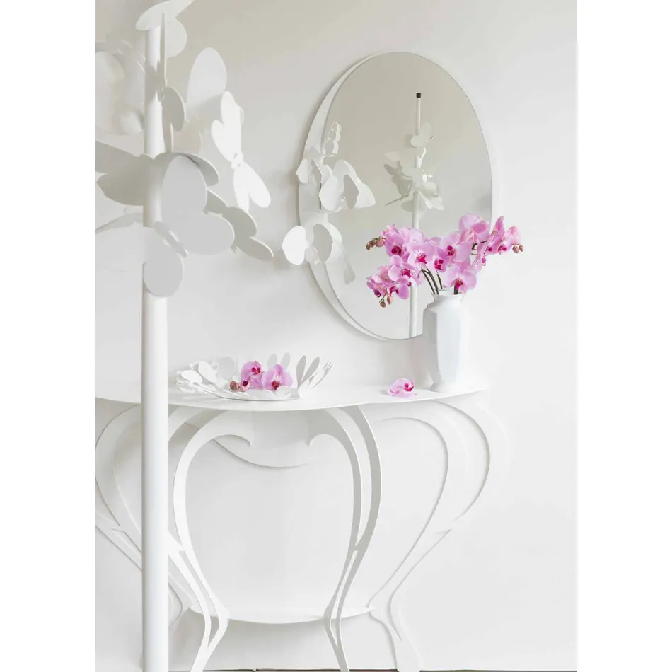 كونسول بتصميم عصري من الحديد الملون، صنع في إيطاليا - بارباتا Viadurini