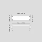 تصميم وحدة التحكم بأربعة أرجل من مادة MDF وفولاذ لويجي Viadurini