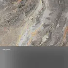 وحدة تحكم بتصميم مع سطح من الرخام وقاعدة زجاجية مصنوعة في إيطاليا - مولينو Viadurini