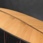 وحدة تحكم بتصميم من خشب البلوط وخشب الجوز الصناعي فينيس Viadurini