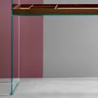 تصميم وحدة التحكم من الزجاج الشفاف للغاية مع صينية صنع في إيطاليا - إمبريتيف Viadurini