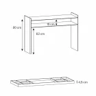 تصميم وحدة التحكم من الزجاج الشفاف للغاية مع صينية صنع في إيطاليا - إمبريتيف Viadurini